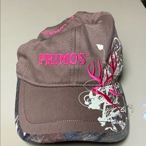 Primos Brown Hat Women's Brown Pink Hunting Bling